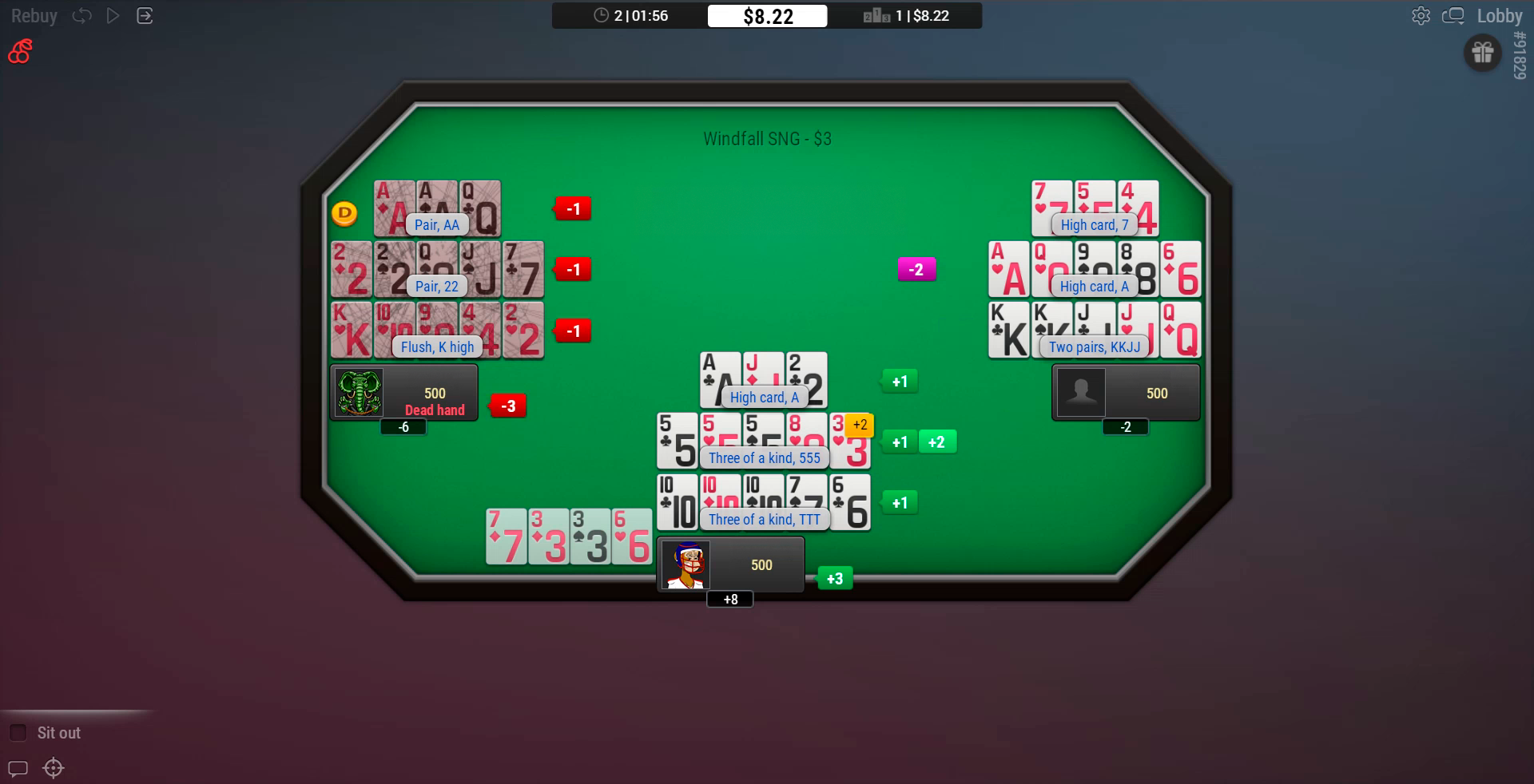 Open Face Jackpot Windfalls